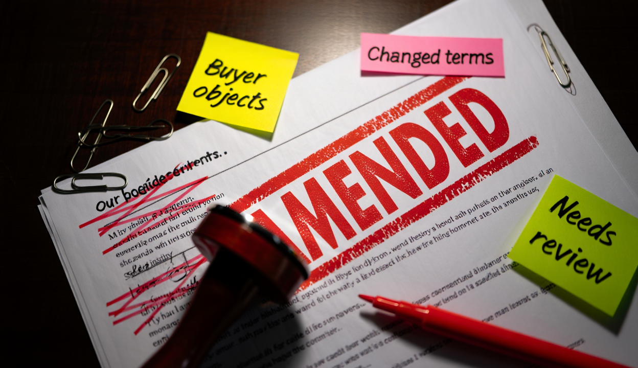 Why Last-Minute Contract Changes Create Legal Risk